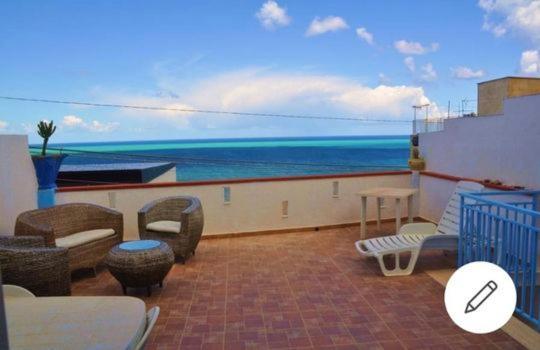 Вилла Casa L'Eco Del Mare Alcamo Marina Экстерьер фото